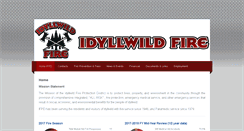 Desktop Screenshot of idyllwildfire.com